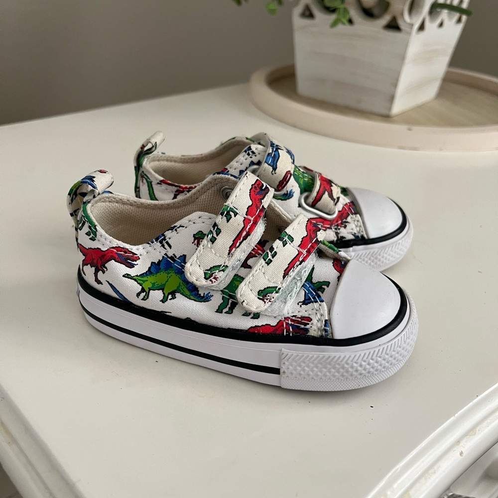 Converse Multicolor Dinosaur Kids Sneakers